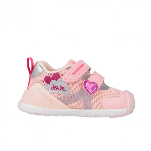 Pantofi copii fete din textil Biomecanics, Roz – 262133-A032