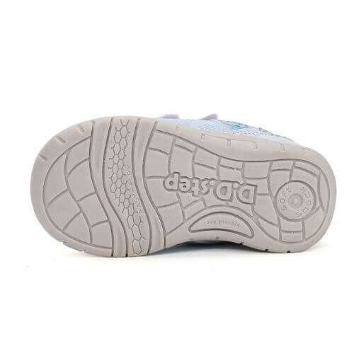 Pantofi copii fete din textil DD Step, Albastru – F065-61776