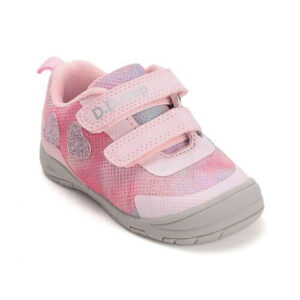 Pantofi copii fete din textil DD Step, Roz – F065-61776B