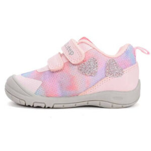 Pantofi copii fete din textil DD Step, Roz – F065-61776B