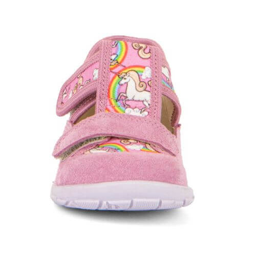 Pantofi copii fete din textil Froddo, Roz – G1700412-8