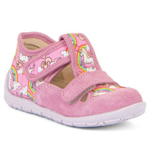 Pantofi copii fete din textil Froddo, Roz – G1700412-8