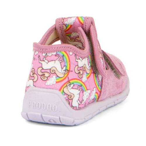 Pantofi copii fete din textil Froddo, Roz – G1700412-8
