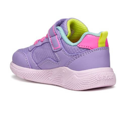 Pantofi copii fete din textil Geox, Lila – B564TB_0BC14_C8E8L