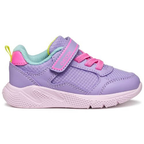 Pantofi copii fete din textil Geox, Lila – B564TB_0BC14_C8E8L