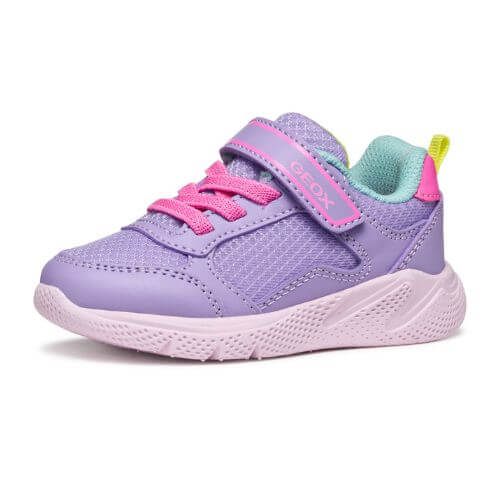 Pantofi copii fete din textil Geox, Lila – B564TB_0BC14_C8E8L