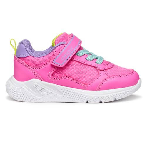 Pantofi copii fete din textil Geox, Fucsia – B564TB_0BC14_C8L8E