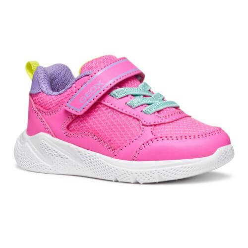 Pantofi copii fete din textil Geox, Fucsia – B564TB_0BC14_C8L8E