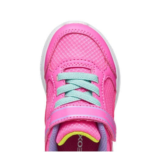 Pantofi copii fete din textil Geox, Fucsia – B564TB_0BC14_C8L8E