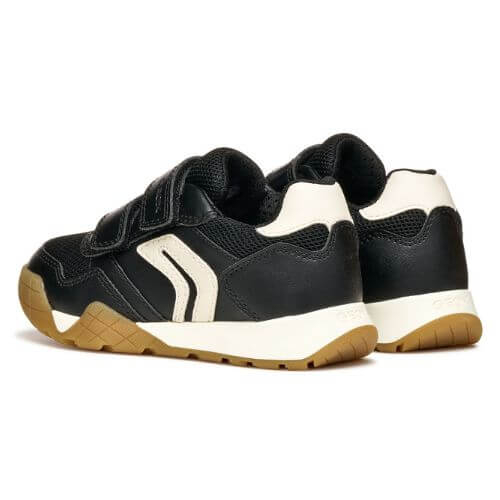 Pantofi copii baieti din material sintetic si textil Geox, Negru – J56NEA-0BC14-C9B1M