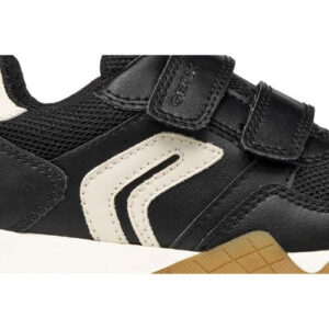 Pantofi copii baieti din material sintetic si textil Geox, Negru – J56NEA-0BC14-C9B1M