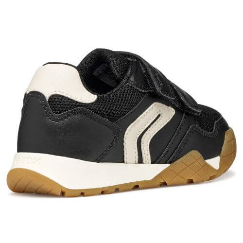 Pantofi copii baieti din material sintetic si textil Geox, Negru – J56NEA-0BC14-C9B1M