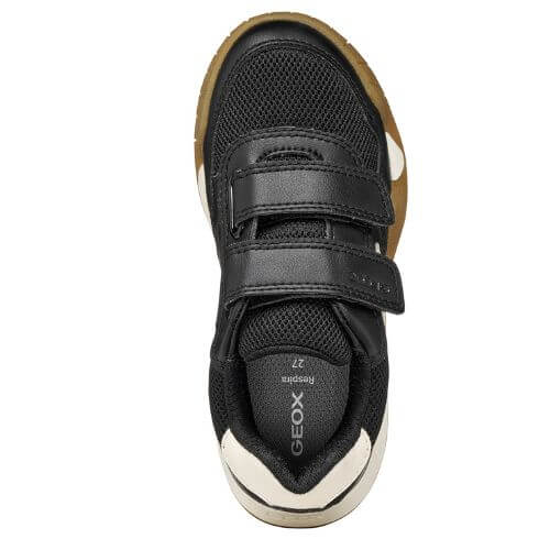 Pantofi copii baieti din material sintetic si textil Geox, Negru – J56NEA-0BC14-C9B1M