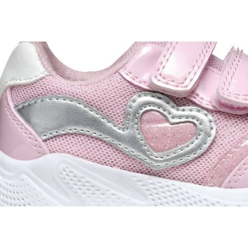 Pantofi copii fete din textil Geox, Roz – B554TA_0GNHH_C0514