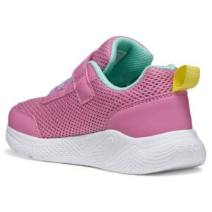 Pantofi copii fete din textil Geox, Roz – J36FWB-01454-CE83B