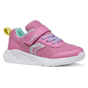 Pantofi copii fete din textil Geox, Roz – J36FWB-01454-CE83B