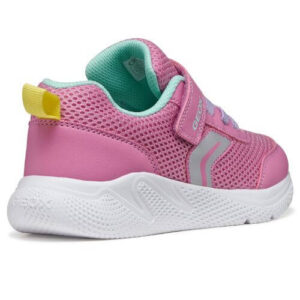 Pantofi copii fete din textil Geox, Roz – J36FWB-01454-CE83B