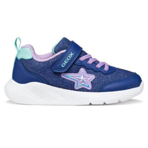 Pantofi copii fete din textil Geox, Mov – J55FWA-0AS54-C4300