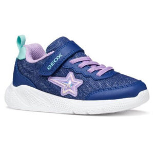 Pantofi copii fete din textil Geox, Mov – J55FWA-0AS54-C4300