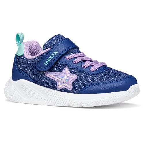 Pantofi copii fete din textil Geox, Mov – J55FWA-0AS54-C4300