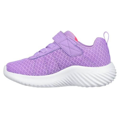 Pantofi copii fete din textil Skechers, Mov – 303550