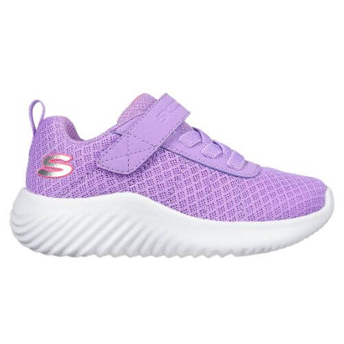 Pantofi copii fete din textil Skechers, Mov – 303550