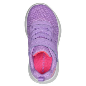 Pantofi copii fete din textil Skechers, Mov – 303550