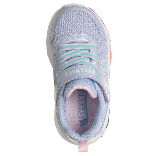 Pantofi copii fete din textil Skechers, Mov – 303158-PWMT