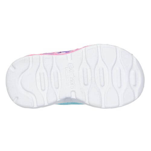 Pantofi copii fete din textil Skechers, Albastru – 303158-TQMT