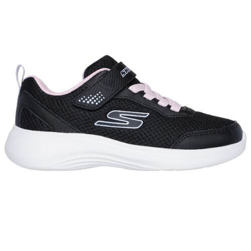 Pantofi copii fete din textil Skechers, Negru – 303573N