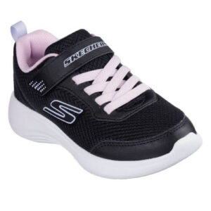 Pantofi copii fete din textil Skechers, Negru – 303573