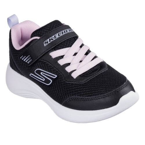 Pantofi copii fete din textil Skechers, Negru – 303573
