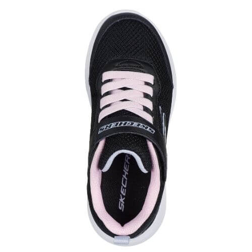 Pantofi copii fete din textil Skechers, Negru – 303573