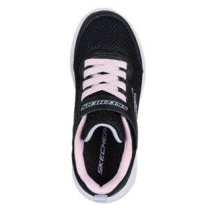Pantofi copii fete din textil Skechers, Negru – 303573N