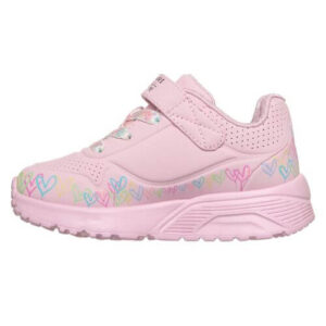 Pantofi copii fete din material sintetic Skechers, Roz – 314091-LPMT