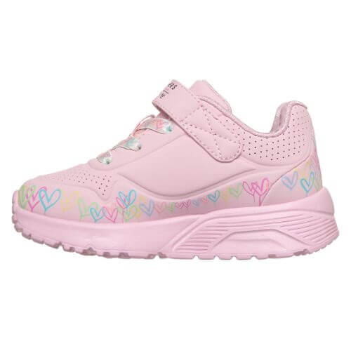 Pantofi copii fete din material sintetic Skechers, Roz – 314091-LPMT