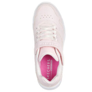 Pantofi copii fete din material sintetic Skechers Uno Lite, Roz – 310431-LPK