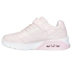 Pantofi copii fete din material sintetic Skechers Uno Lite, Roz – 310431-LPK