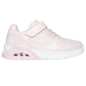 Pantofi copii fete din material sintetic Skechers Uno Lite, Roz – 310431-LPK