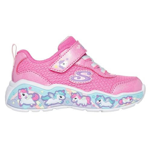 Pantofi copii fete din textil Skechers, Roz – 303158-PKMT Pantofi copii fete din textil Skechers, Roz – 303158-PKMT