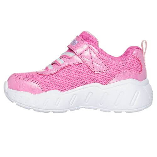 Pantofi copii fete din textil Skechers, Roz – 303158-PKMT