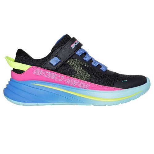 Pantofi copii fete din textil Skechers, Negru – 303571