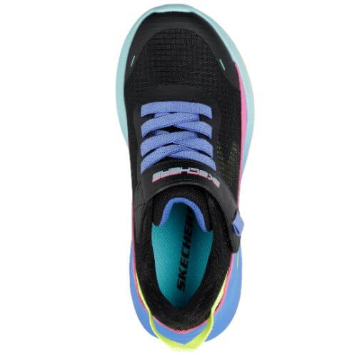 Pantofi copii fete din textil Skechers, Negru – 303571