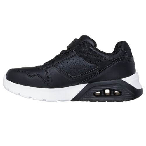 Pantofi copii baieti Skechers Uno Lite, Negru – 417016-BKW
