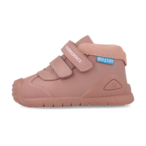 Pantofi copii fete din piele impermeabili, Roz, Biomecanics – 261134-E159