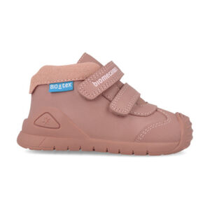 Pantofi copii fete din piele impermeabili, Roz, Biomecanics – 261134-E159