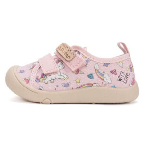 Pantofi copii fete textil DD Step, Roz – C100-61621