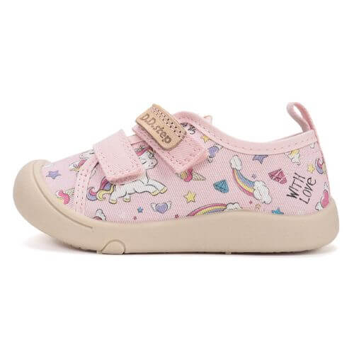 Pantofi copii fete textil DD Step, Roz – C100-61621 Pantofi copii fete textil DD Step, Roz – C100-61621