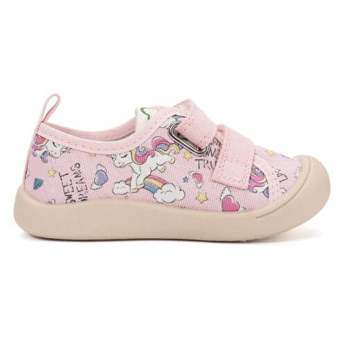 Pantofi copii fete textil DD Step, Roz – C100-61621