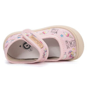 Pantofi copii fete textil DD Step, Roz – C100-61436
